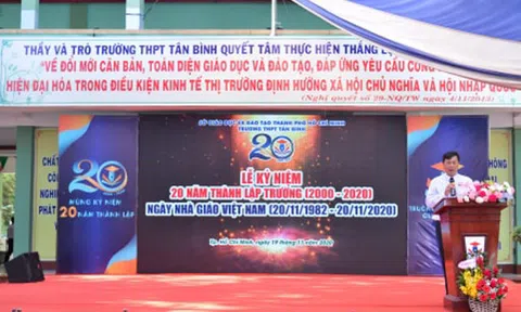 Trường THPT Tân Bình vì sự nghiệp "trăm năm trồng người"