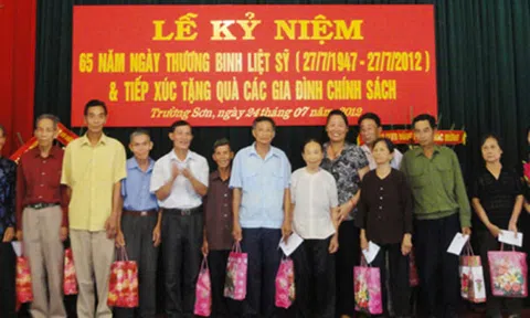 Thị trấn Trường Sơn với truyền thống “uống nước nhớ nguồn”