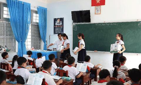 4 năm triển khai, sữa học đường tỉnh Bến Tre “được lòng” cả thầy trò, phụ huynh