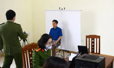 Công an huyện Tam Dương đẩy nhanh tiến độ cấp CCCD