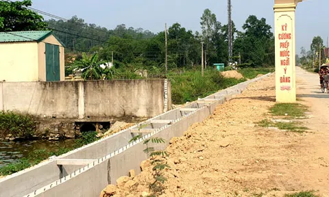 Nghệ An: Nhiều bất cập tại công trình đường, mương xã Nghi Mỹ
