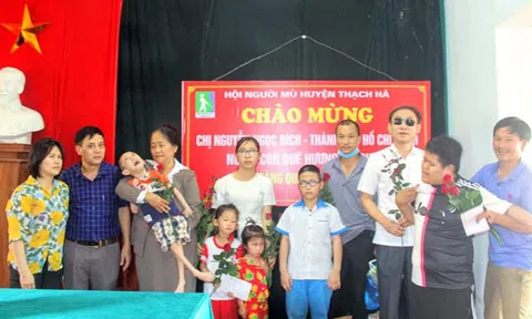 Người con Thạch Hà nặng lòng với người khiếm thị trên mảnh đất quê hương