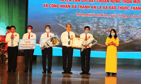 Công nhận huyện Cần Giờ đạt chuẩn nông thôn mới 