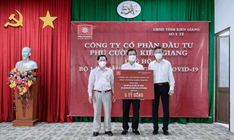 Kiên Giang: Hơn 6 tỷ đồng ủng hộ phòng, chống dịch Covid-19