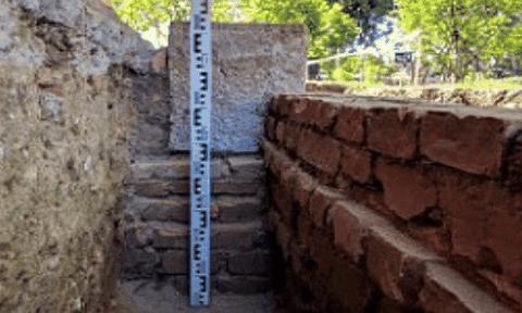 Phát lộ dấu vết nền móng gốc của Tả Pháo xưởng và Hữu Pháo xưởng