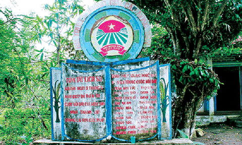 Nơi ghi dấu một cuộc đấu tranh giữ đất của nông dân